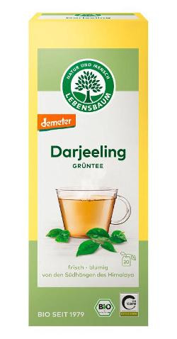 Produktfoto zu Grüntee Darjeeling von Lebensbaum