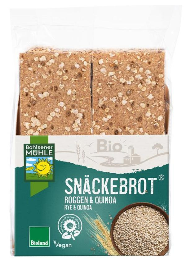 Produktfoto zu Roggen Quinoa Snäckebrot von Bohlsener Mühle