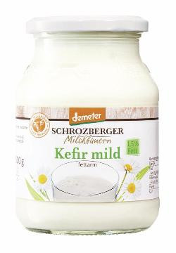 Produktfoto zu Kefir mild im Glas von Schrozberger