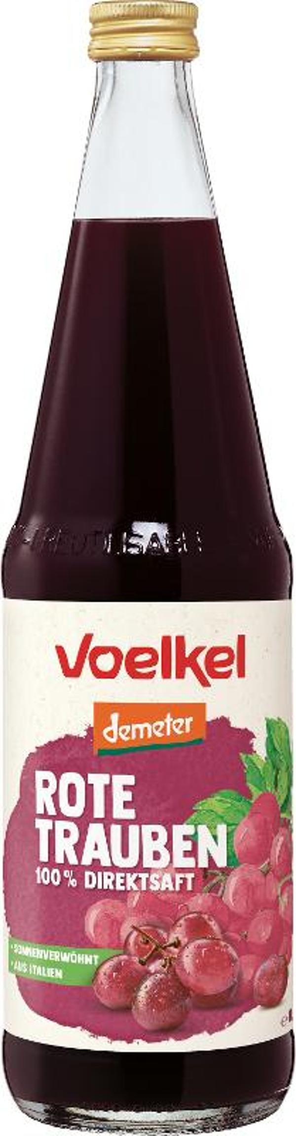 Produktfoto zu 6er Kasten Traubensaft, rot von Voelkel